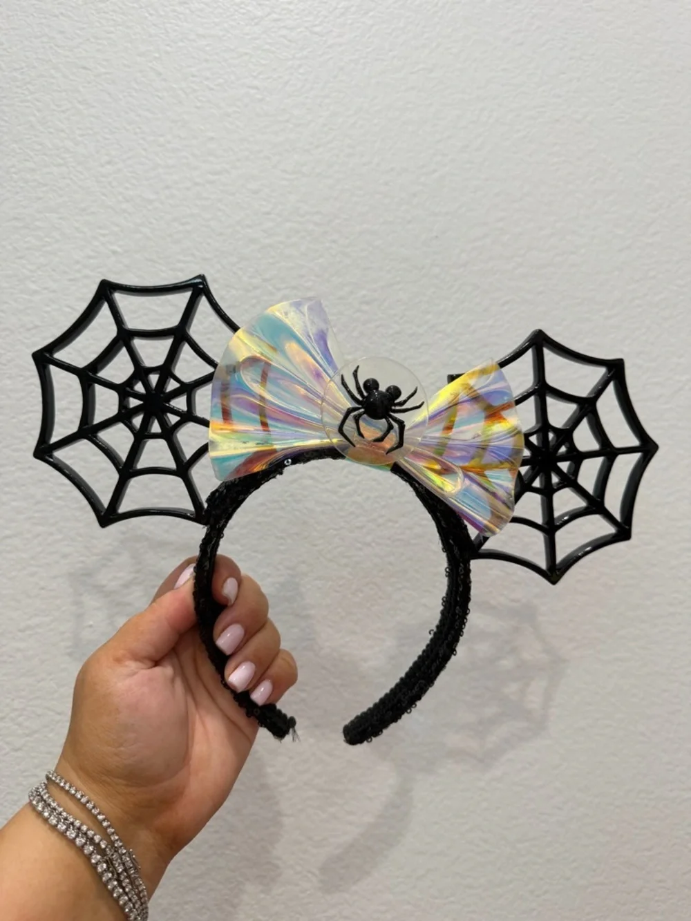 NEW Disney Boxlunch Halloween Spider Web Ears